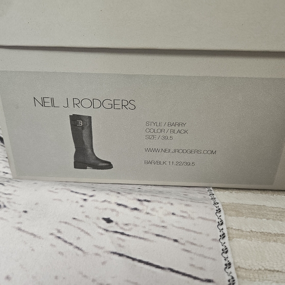NEW in box Neil J. Rodgers barry black boots size 9.5 - Picture 6 of 8